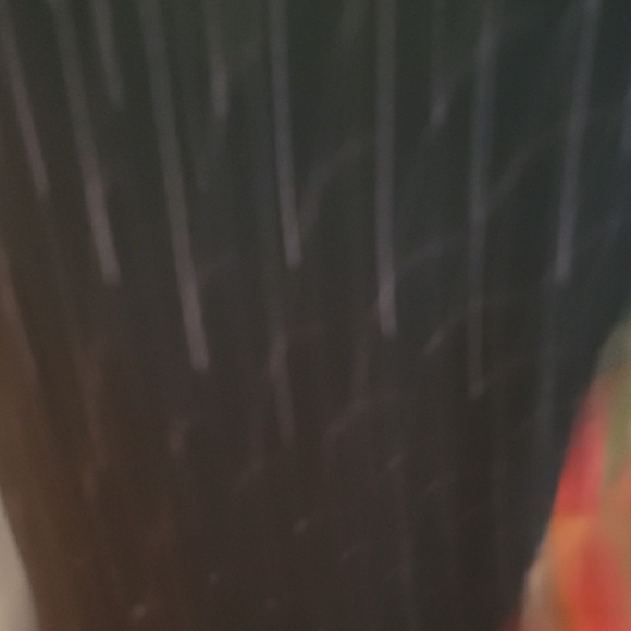 Ann Taylor/Loft  Navy and Silver Polka Dot Blouse - Picture 4 of 7